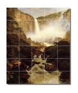 Frederic Church Waterfalls Painting Ceramic Tile Mural BTZ01772 - $410.31 CAD+