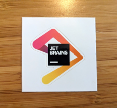 JetBrains logo sticker decal Czech software development company tools de... - $1.97