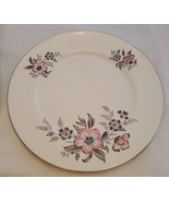 Royal Monarch Queen Anne Pink Black Flowers Warranted Plat. &amp; Gold Dinne... - £8.53 GBP