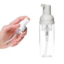 12 Pack -Clear Plastic Foamer Bottle Pump Mini Travel Size Soap Dispenser Craft  - £19.74 GBP