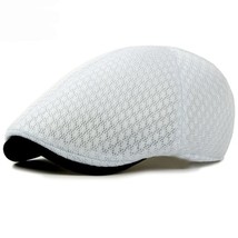 HT1377 Korea Style Summer  Cap Hats Plain Solid Black White Grey Ivy Cabbie Flat - £111.88 GBP