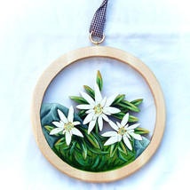 Wooden Picture Edelweiss - £150.21 GBP