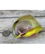 VTG Small End of the Day Art Glass Signed Sculpture 10/98  - £15.54 GBP