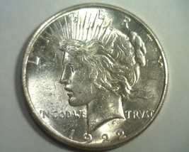 1922-S Peace Silver Dollar Nice Uncirculated Nice Unc. Original Coin Bobs Coins - £69.31 GBP