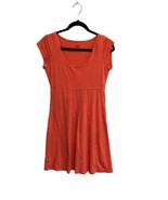 TOAD &amp; CO Womens Dress Orange Striped NENA Knit Short Sleeve Athleisure ... - £21.83 GBP