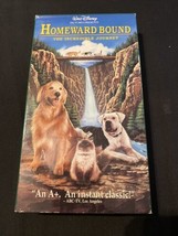 Disney Homeward Bound: The Incredible Journey VHS 1993 Classic Family Movie - £3.82 GBP