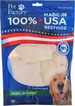 100% Made in USA Beefhide Chips Dog Chew Treats - Natural Flavor, 8 - $34.64