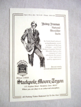 1976 Ad Stackpole, Moore, Tyron, Hartford, Ct Natural Shoulder Suits - $8.99