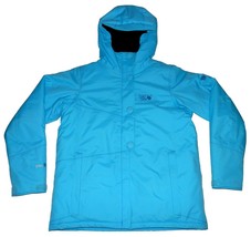 Mountain Hardwear Zinio Dry Q Aqua Blue Shell Ski Jacket Parka Youth Kids Large - £61.98 GBP