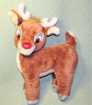 Applause 22&quot; Rudolph Plush Vintage Red Nosed Reindeer Stuffed Animal Toy - £25.17 GBP