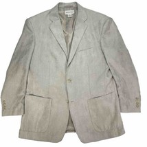 Pronto Uomo Corduroy Blazer Mens XL Beige 2 Vent 2 Button Sport Coat Jacket 46R - £29.78 GBP