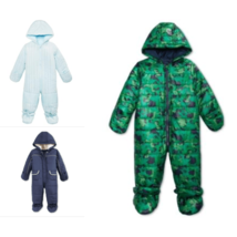 First Impressions Baby Boys Hooded Footed Bunting Snowsuit - £17.87 GBP