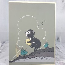 Vtg Robert Chee Serigraph Silkscreen Bear Cub w Honey Bee Hive Navajo Ar... - £56.17 GBP