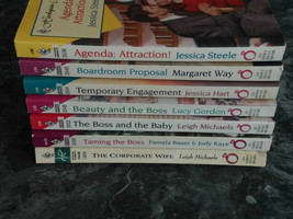Harlequin Romance Marrying the Boss Series lot of 7 Assorted Authors Paperbacks - £6.57 GBP