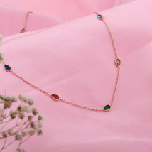 Diya Leaf Chain Necklace - $47.00