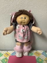 Vintage Cabbage Patch Kid HM#1 Ut Made In Taiwan 1985 Freckles Htf Violet Eyes - £180.41 GBP