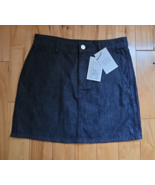 Theory Trouser Denim Miniskirt Indigo Low Rise Size 25 New - $79.99