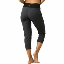 New NWT Womens Prana Pants XS Summit Capri Crop Pockets Hike Black Casual Hybrid - £86.15 GBP
