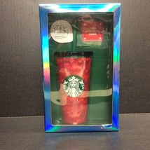 Starbucks Acrylic Cold Tumbler W/ Lemon Shortbread Cookie Cold Brew Coffee 03/24 - £15.12 GBP