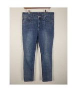 NYDJ Ankle Length Jeans 8 Womens Mid Rise Skinny leg Medium Wash Bottoms - £16.38 GBP
