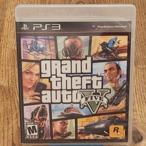 Grand Theft Auto V PS3 PlayStation 3 Video Game Complete CIB Rockstar Games - $16.82