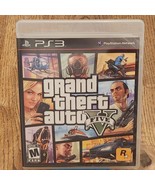 Grand Theft Auto V PS3 PlayStation 3 Video Game Complete CIB Rockstar Games - £13.23 GBP