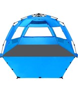 Whitefang Deluxe Xl Pop Up Beach Tent Sun Shade Shelter For 3-4, And Guy... - $65.96