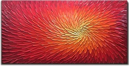 Amei Art Paintings, 24 X 48 Inch 3 Dimensional Hand-Painted Artwork, Abs... - $172.96