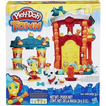 Play-Doh Town Firehouse Modeling Compound Playset - £14.11 GBP