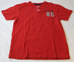 Boy's youth Tommy Hilfiger shortsleeve T shirt  S 8/10 T880671 Red 403357 GUC - $15.43