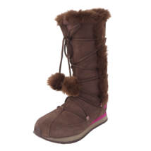 Nike Winter High Suede Women Boots Brown Leather 311959 261 Faux Vintage... - £63.21 GBP