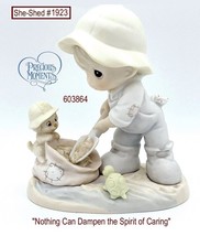 Precious Moments 603864 The Spirit of Caring by Enesco Little Girl &amp; Puppy - £14.82 GBP