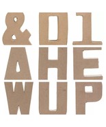 Paper Mache Number - 8&quot; Letter 8 1/4&quot; Price Per Item New - $8.14 CAD+