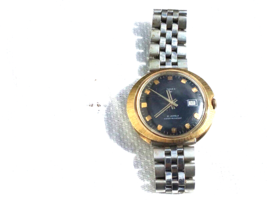 Rare 21 Jewel Timex Wristwatch 60s-70s Yellow Bezel Stainless STRETCH Ba... - $1,333.88 MXN