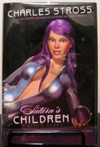 Saturn&#39;s Children by Charles Stross - Signed 1st Hardcover Edition - £31.29 GBP