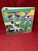 VTG 1988 Baseball Card 3 D-Ring Collector Album Binder USA by Rembrandt ... - £9.88 GBP