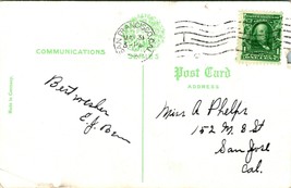 Vtg Postale C 1908 Elliott Bay, Seattle Washington - Oiseaux Eye Vue Pck Séries - £36.52 GBP