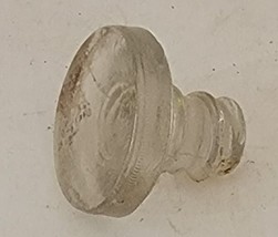 Vintage Clear Crystal or Glass Bottle Replacement Stopper Top ONLY #30 - $352.39 MXN