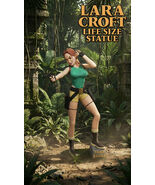 Lara Croft life size Statue Tomb raider Bust figure 1/1 angelina jolie - $4,999.00