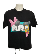 Disney Mickey Unlimited Minnie Mickey Mouse Pluto Adult Medium Black TShirt - $19.80