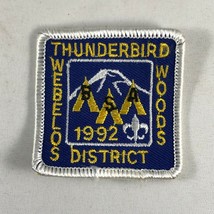 New Vintage Boy Scouts Patch - Webelos Thunderbird Woods District 1992 Oregon - £5.24 GBP