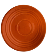 Bauer Saucer Ring Ware Orange Replacement China Vintage 1940s Los Angeles - £7.86 GBP