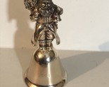 Santa Claus Pewter Bell Christmas Decoration 2004 XM1 - £6.99 GBP