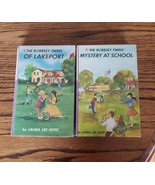 2 Vintage Bobbsey Twins Books, &quot;Of Lakeport&quot; 1961 + &quot;Mystery At School&quot; ... - £8.31 GBP