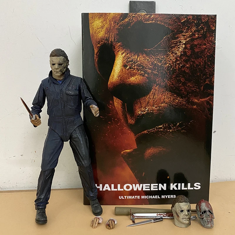 El myers figure with led halloween ultimate action figure model toys joint movable doll thumb200