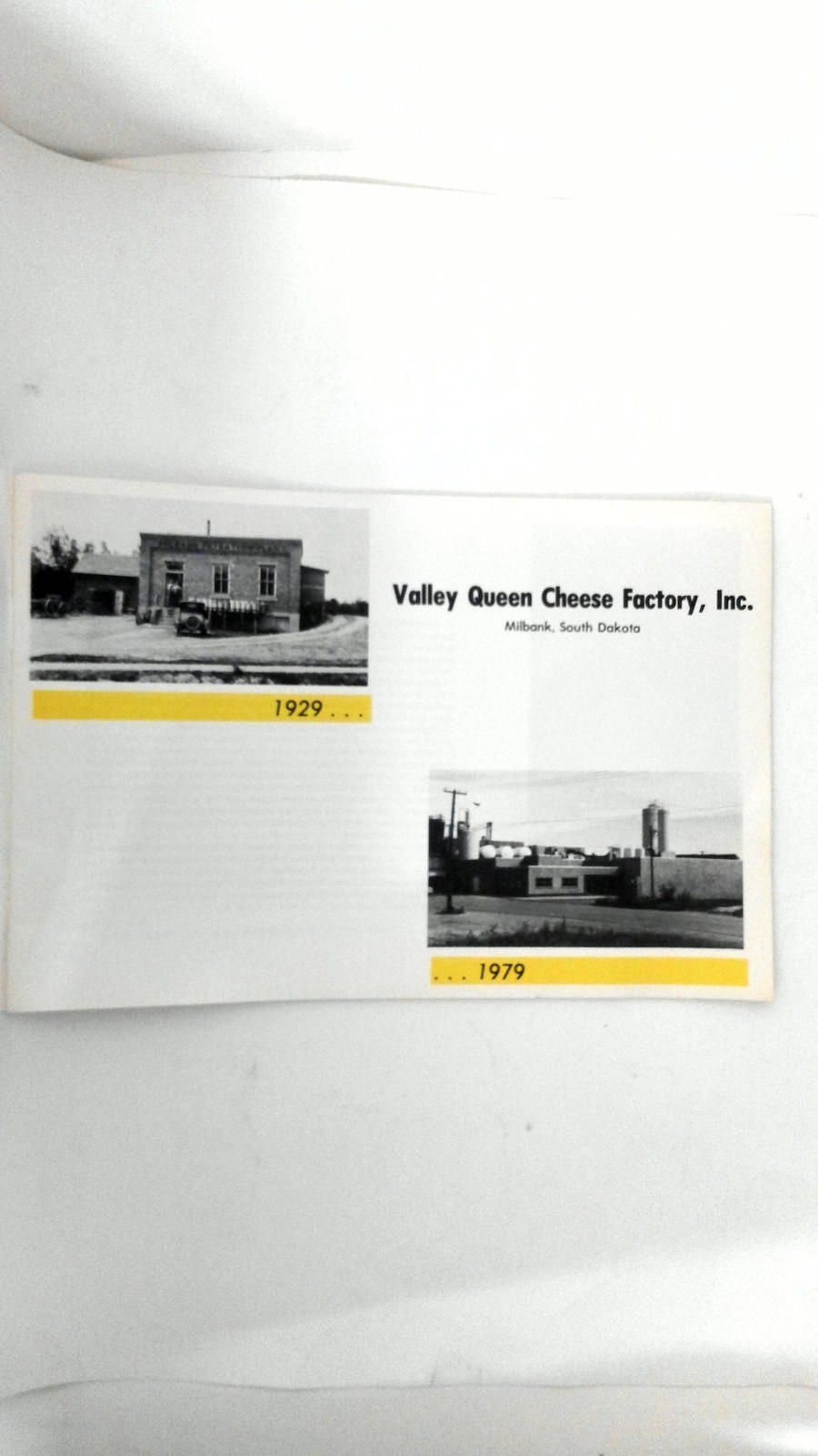 1979 Valley Queen Cheese Factory, Inc Milbank South Dakota by Valley