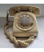 Vintage Tan/Yellow AT&amp;T Western Electric Rotary Dial Desk Phone Prop Dis... - $28.71