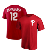 Kyle Schwarber T-Shirt Philadelphia Phillies Player Name &amp; Number Soft J... - $373.29 MXN