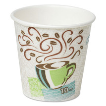 Dixie 5310DXPK PerfecTouch 10 oz.Paper Hot Cups - Coffee Haze Design (25/PK) New - £15.73 GBP