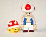 Toad Kinopio With Turtle The Super Mario Bros. Movie Custom Minifigures - $8.21